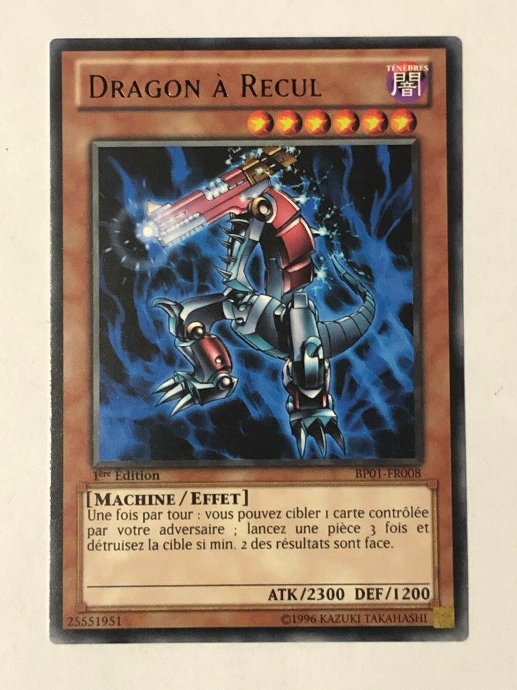Yu-Gi-Oh JCC Dragon Reverse BP01-FR008 Rare Trading Card