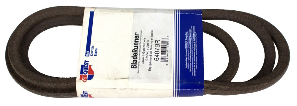 Gates BladeRunner Lawn Garden Belt 1/2in x 91-1/8in 39 Degree Pulley Part 6407BR