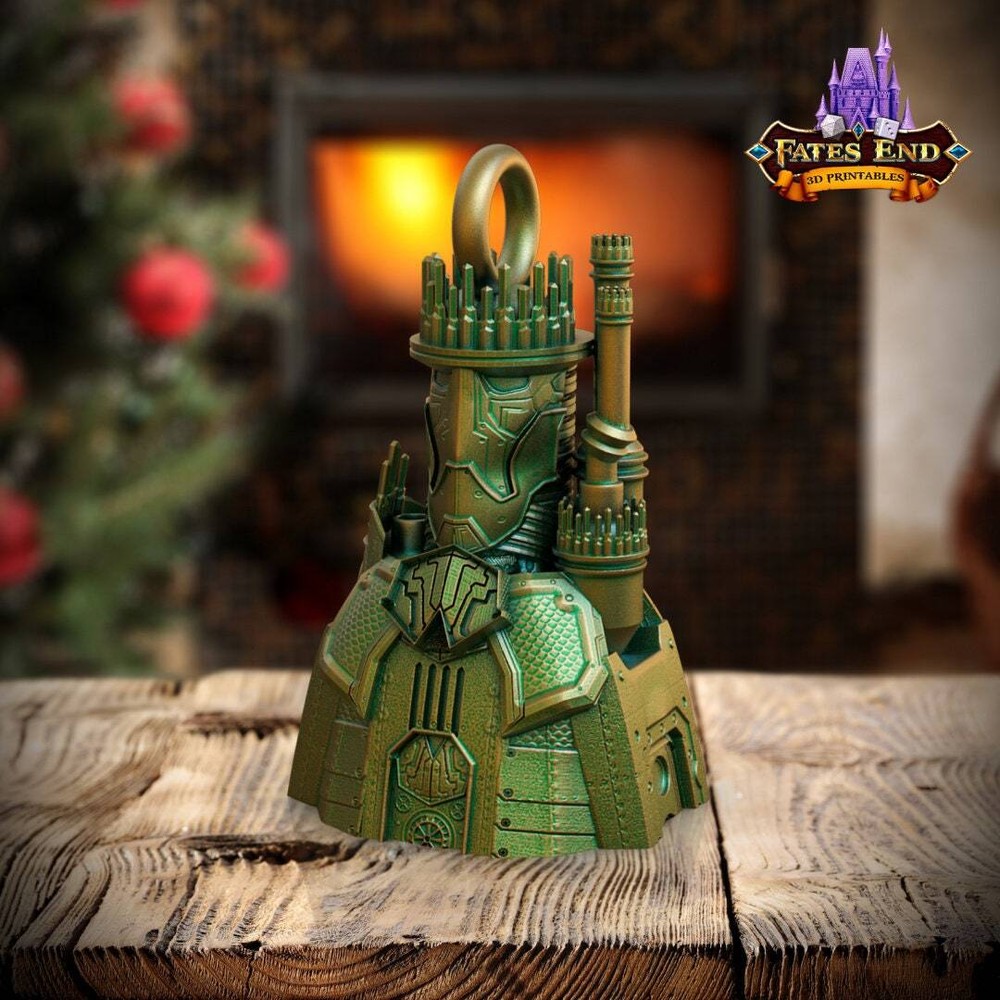 3D Printed Warforged Tabletop Ornament for Gaming Enthusiasts
