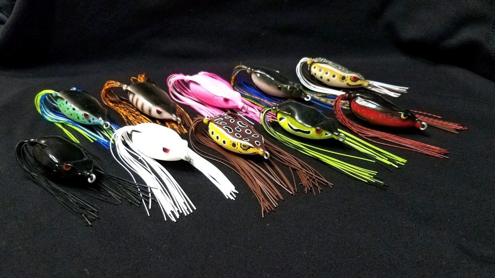 Top Water Smasher Frog Lure - 12 Color Options - New Prototype Design