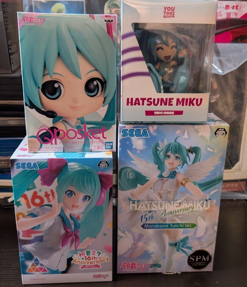 Miku Figure Bundle Brand New Unopened Sealed Collectible Set  