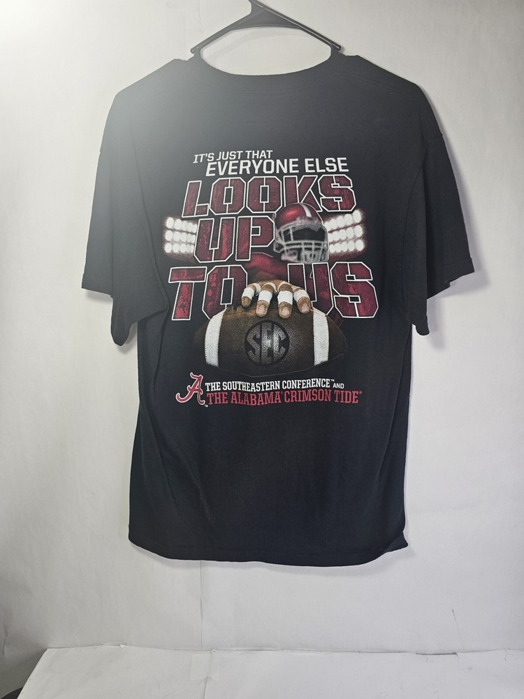 Alabama Crimson Tide SEC Mens Large College Football Short Sleeve Shirt