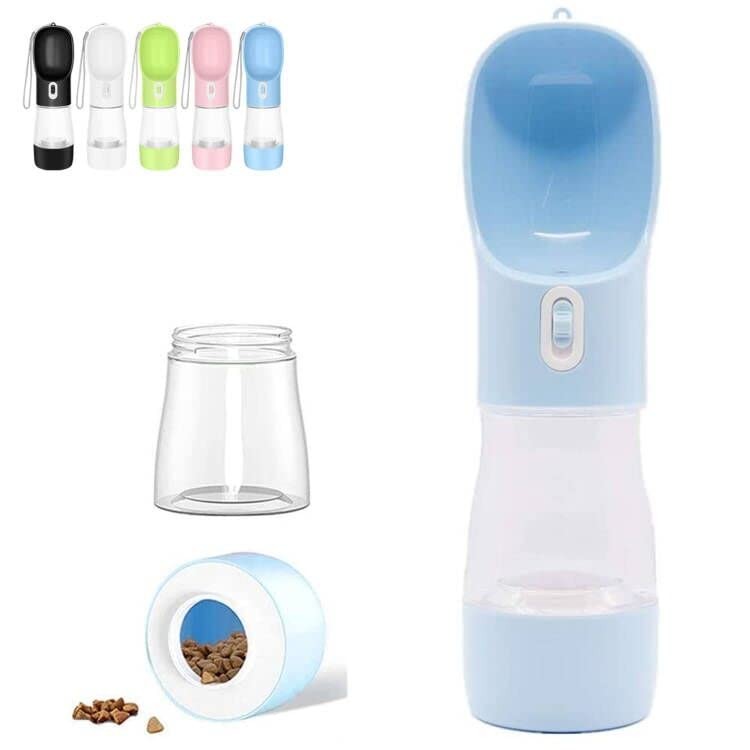 New Best Dog Water Bottle Dispenser Leak Proof Pet for Dogs On The Go with Food