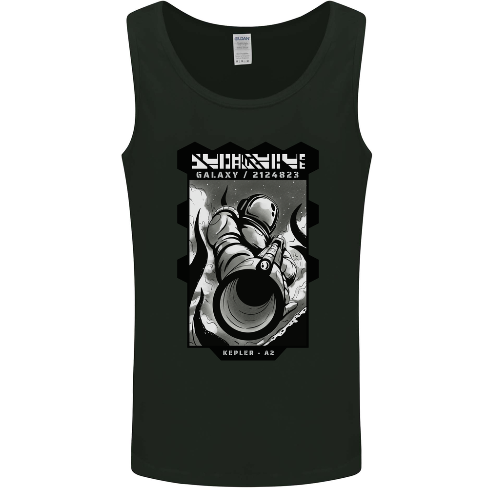 Anime Astronaut Spaceman Alien Mens Vest Tank Top