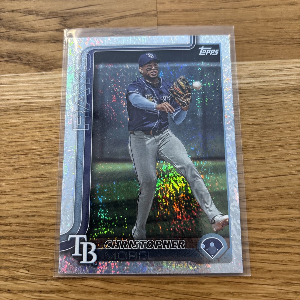 Christopher Morel Sand Glitter Parallel 2025 Topps Series 1