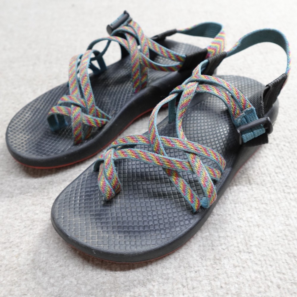 Chaco Women's ZX/2 Sport Hiking Sandals Size 8 Blue Vibram Sole
