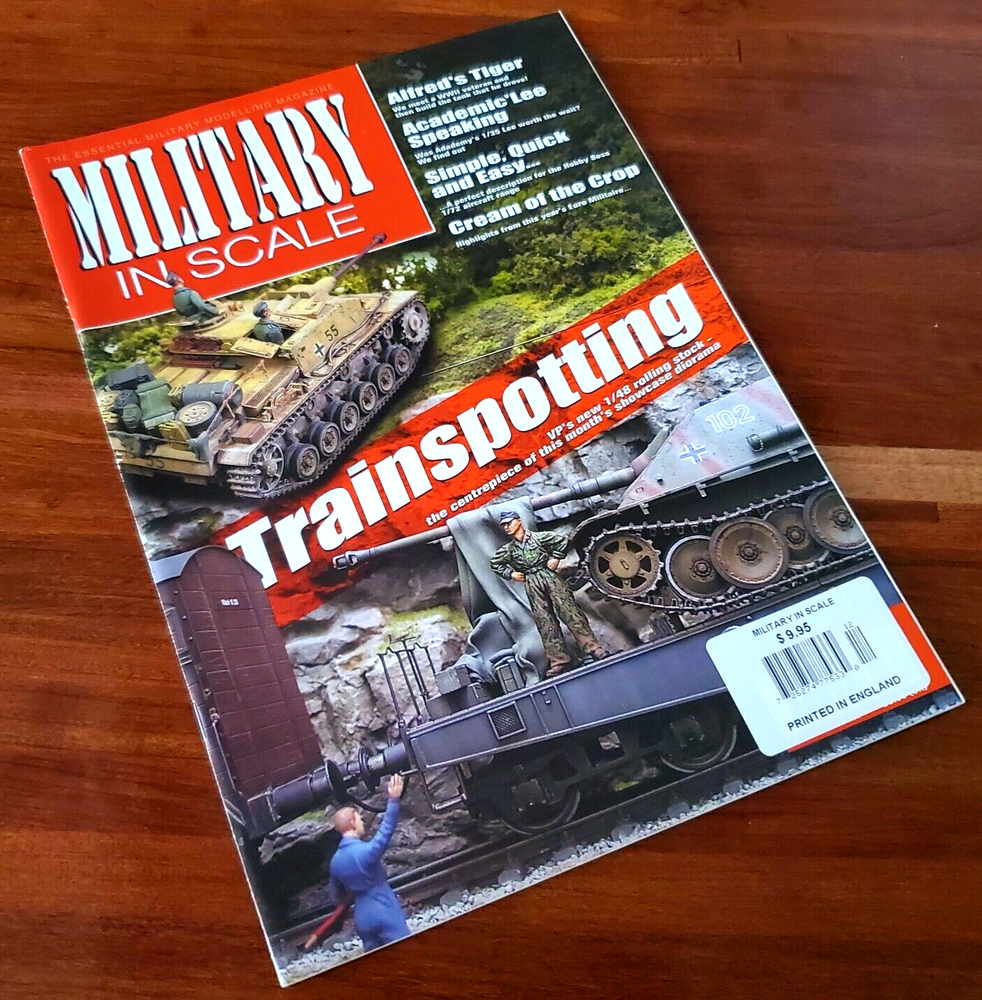 MILITARY IN SCALE TRAINSPOTTING DECEMBER 2006 WAR TANK MAGAZINE FREE SHIPPING