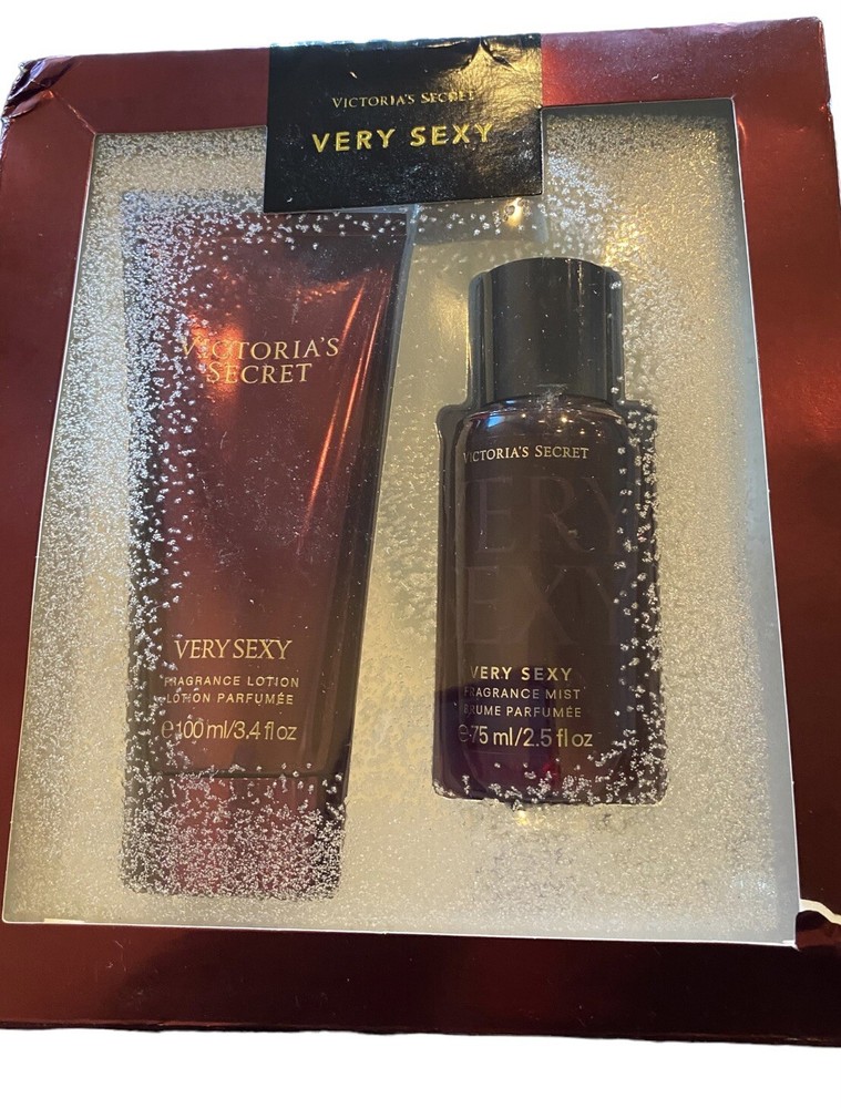 Victoria's Secret Very Sexy Gift Set Body Perfume Spray Fragrance Mist & Lotion