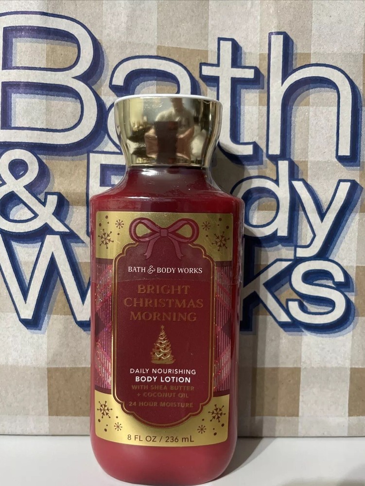 “Bright Christmas Morning” Body Lotion 8 oz Bath & Body Works SHIPS FREE!!