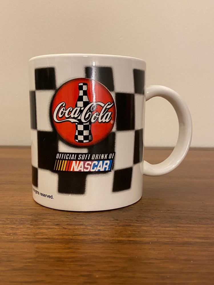 Coca-Cola NASCAR Grandpa Winner Coffee Mug Cup  