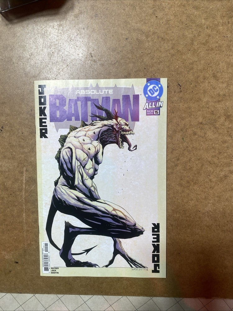 ABSOLUTE BATMAN #15 1ST PRINT NM 2025 1ST ABSOLUTE JOKER SCOTT SNYDER DRAGOTTA