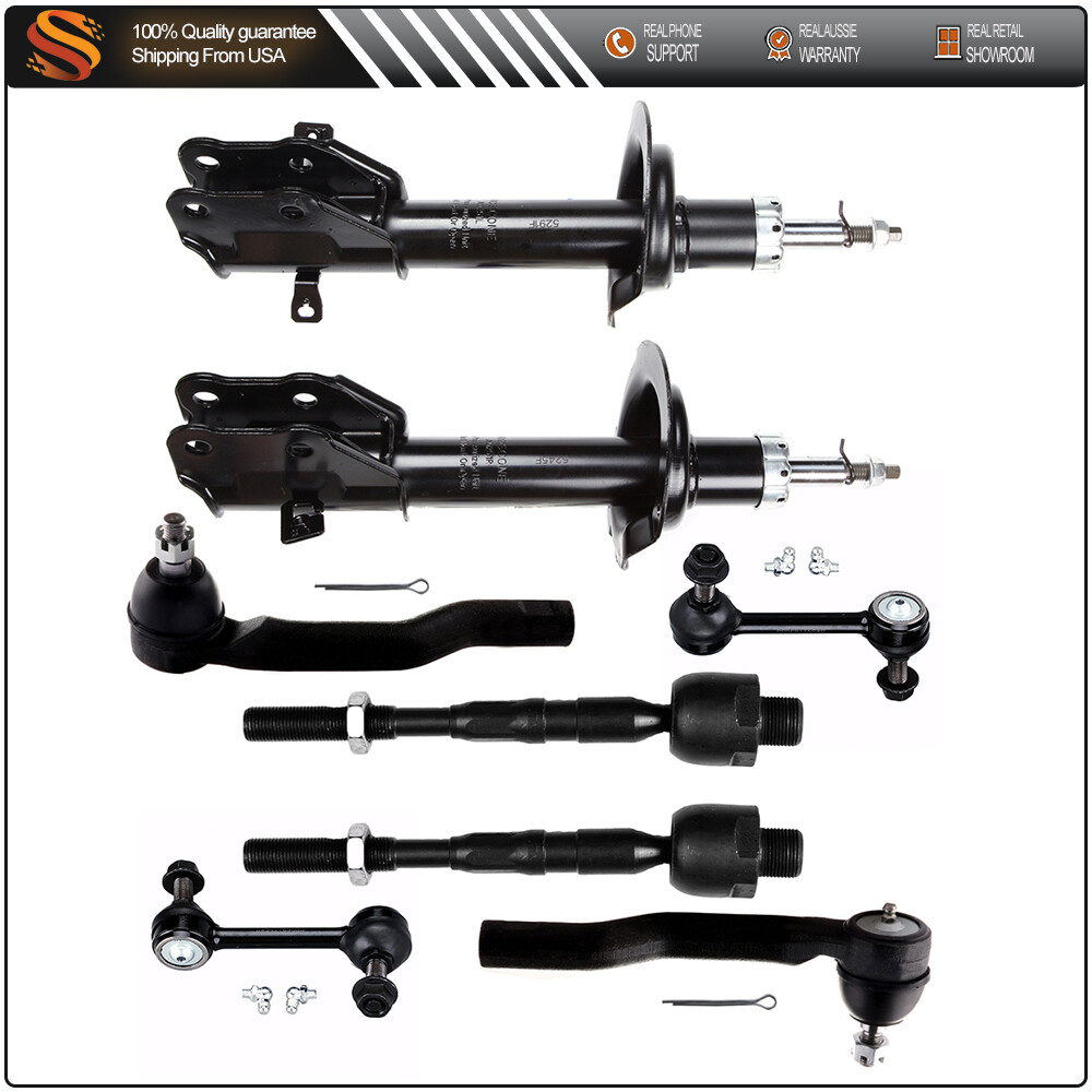 2007-2010 Ford Edge Lincoln MKX Front Strut Assembly with Sway Bar & Tie Rods FWD