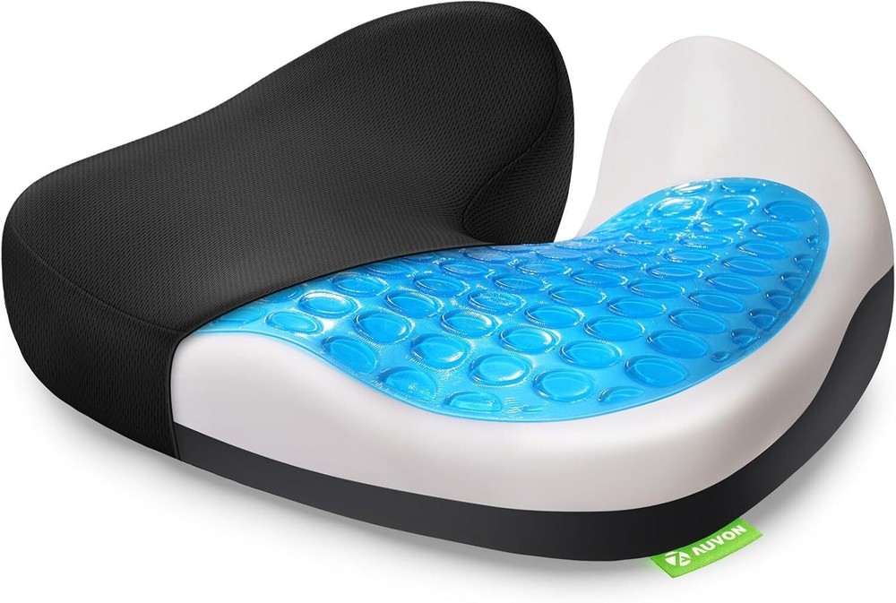 Ergonomic Memory Foam Seat Cushion with Cooling Layer for Ultimate Comfort