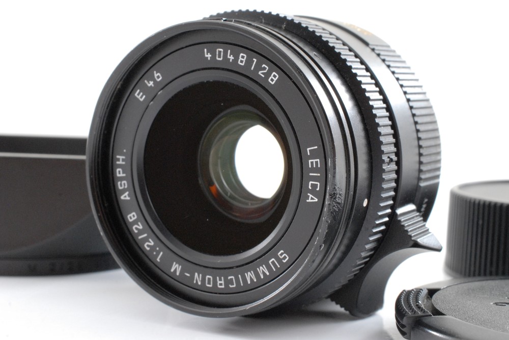 Leica Summicron M 28mm f/2 ASPH E46 Black 6bit MF Lens Japan EXC+5