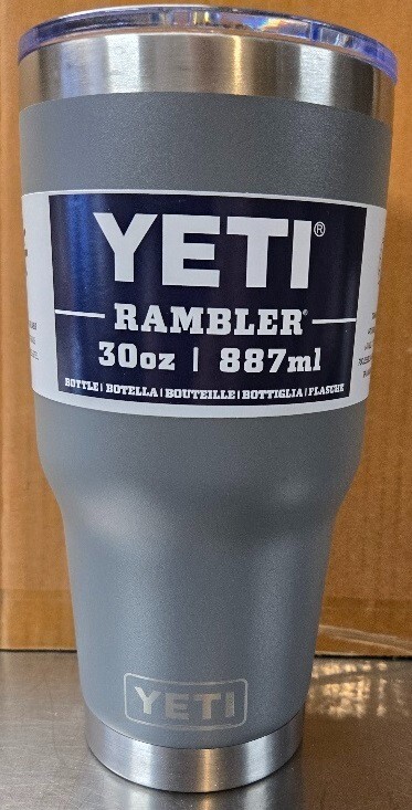 YETI Rambler 30oz Vacuum Insulated Stainless Steel Tumbler in Gray