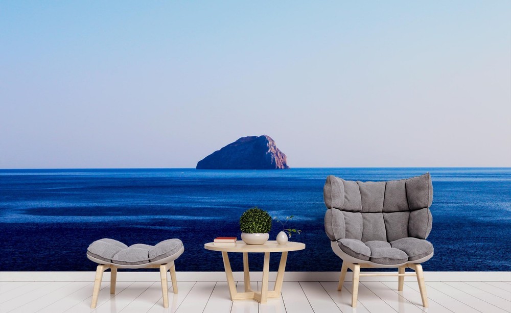 3D Sky Sea Rocks Landscape Wall Murals Wallpaper Murals Wall Sticker
