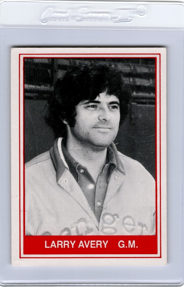 1982 TCMA Burlington Rangers #27 Larry Avery GM Baseball Card