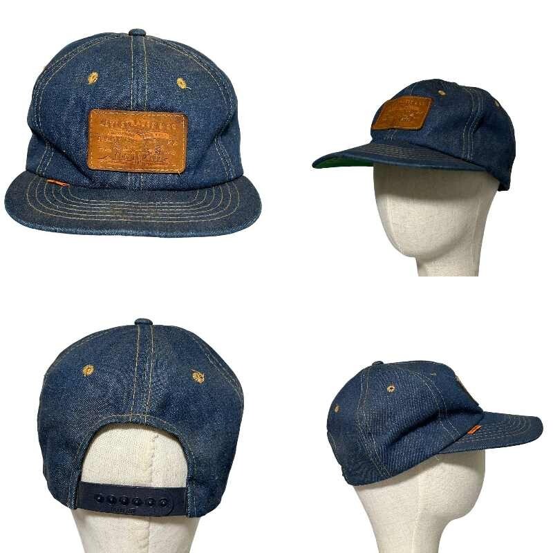 80s Levi’s Orange Tab Denim Cap Vintage Cap Indigo Used Japan Rare