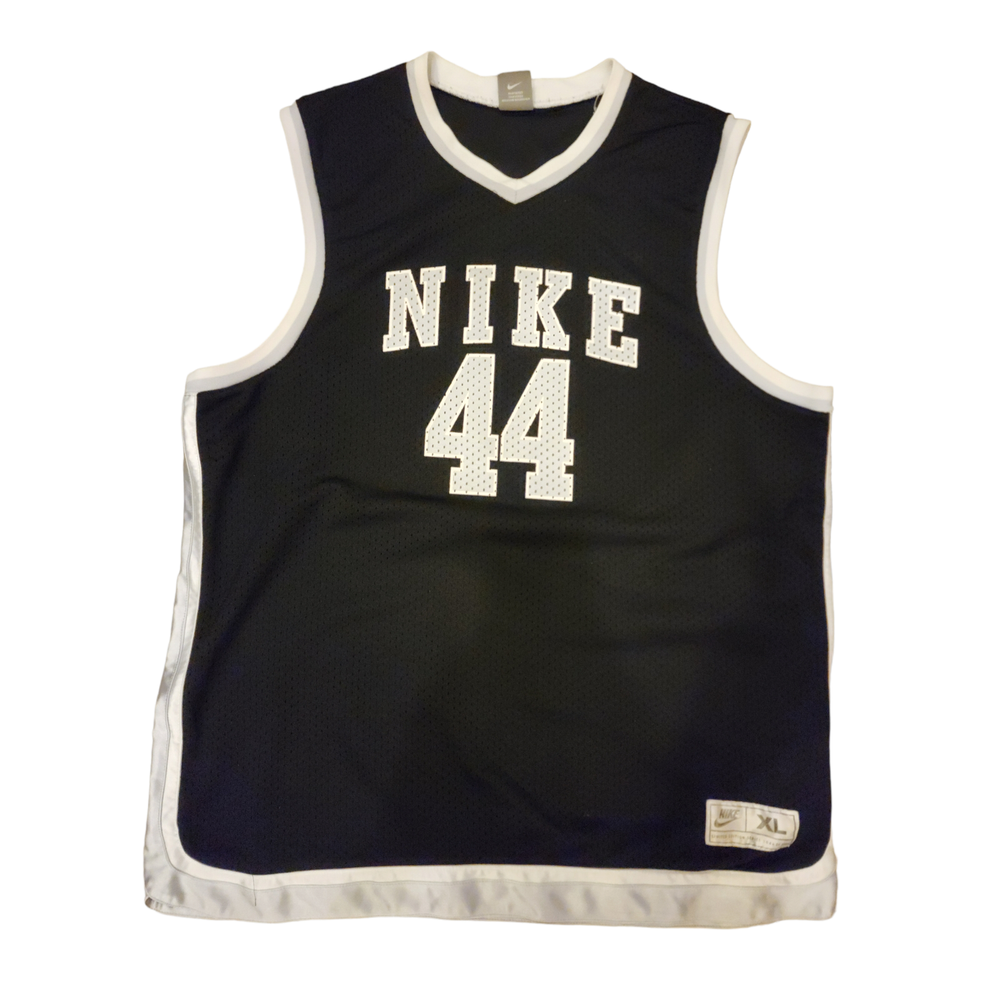 Vintage Nike Jersey Limited Edition #44 Black Mesh Basketball Jersey Gray Tag