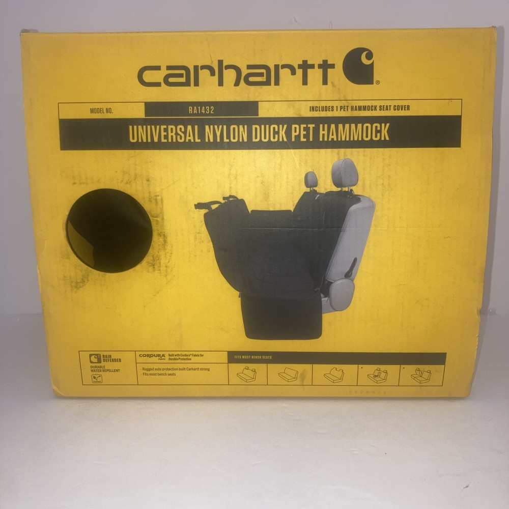 Carhartt Universal Bench Seat Cover, Black RA1432