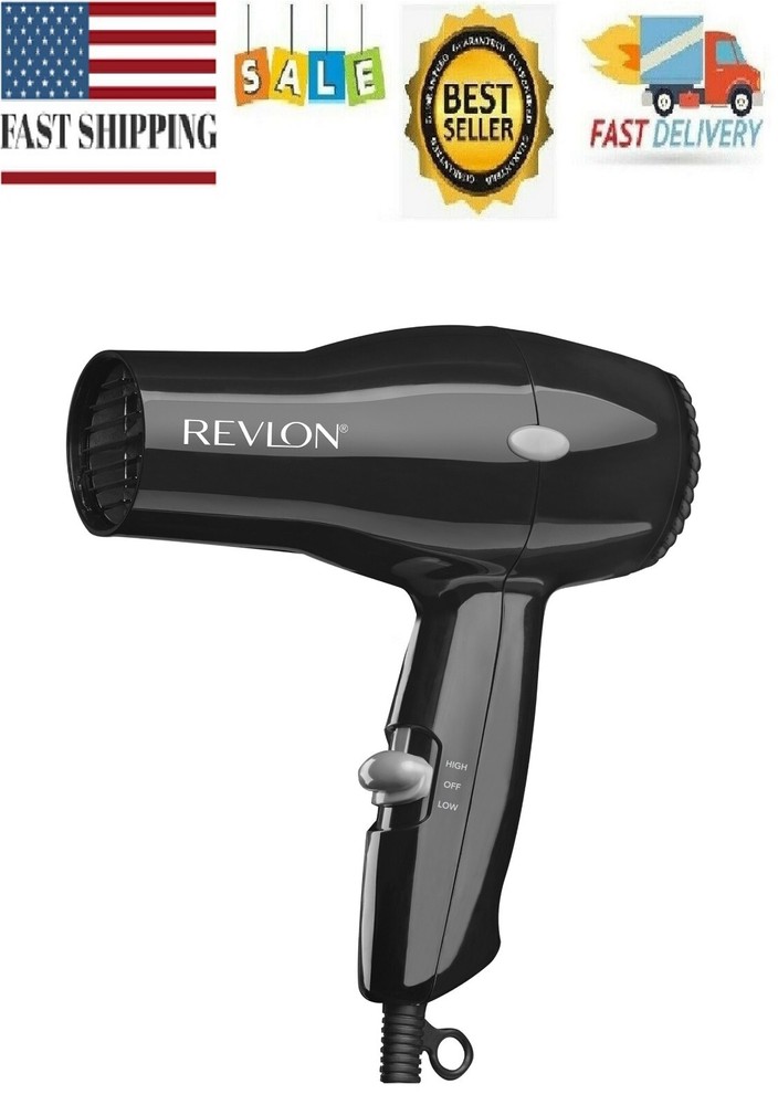 Revlon Hair Dryer Blower 1875W Heat Professional Fan Styler Dry Cool Blow Shot