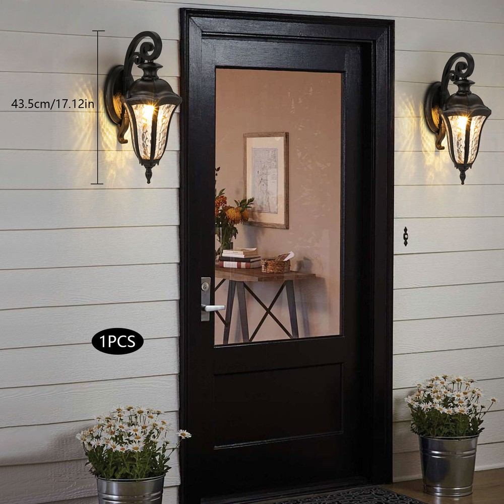 Retro Rustic Outdoor Wall Lamp for Patio Garden Doorway Lighting Made in USA