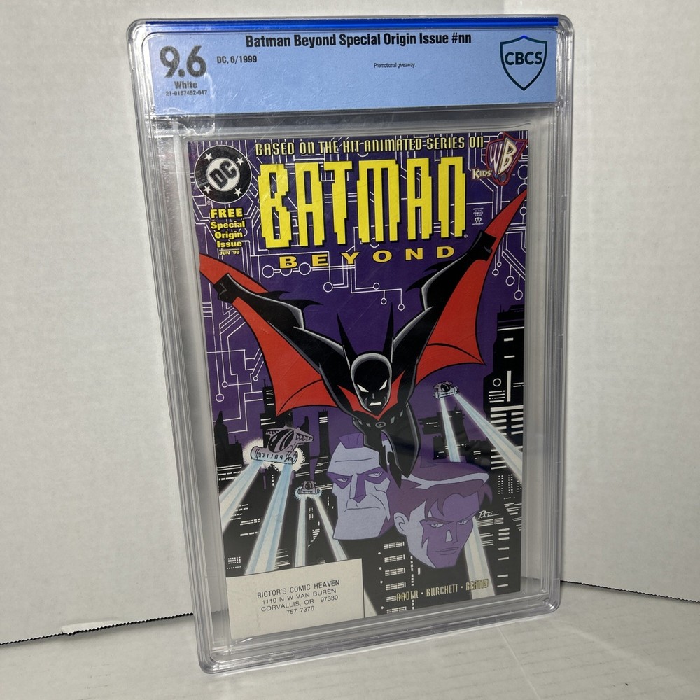 Batman Beyond #1 DC Comics FREE 1999 CBCS Slabbed 9.6 Promotional Giveaway