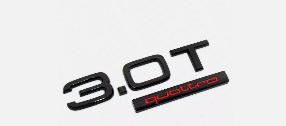 04-22 Rear Trunk Deck Lid 3.0T Quattro Nameplate Emblem Logo Badge For Audi NEW