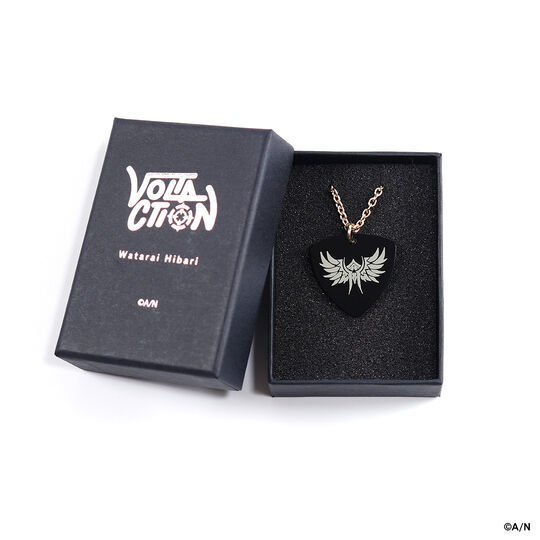 VOLTACTION Half Anniversary Guitar pick style necklace (Watarai Hibari) Pre-sale