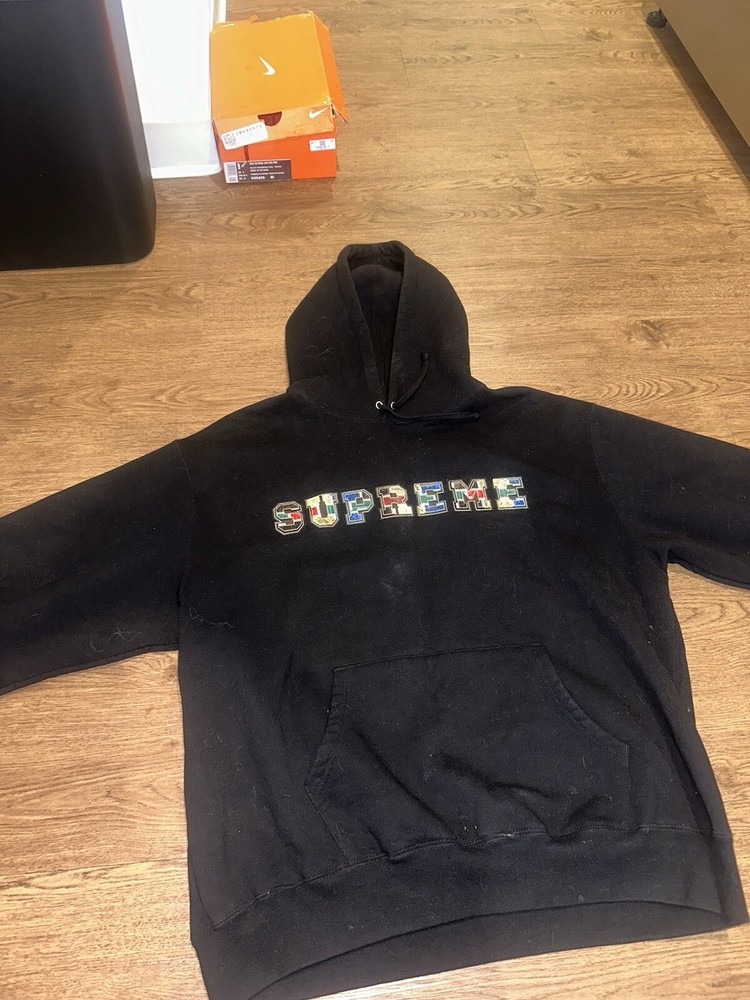 Supreme Collegiate Patchwork Hoodie