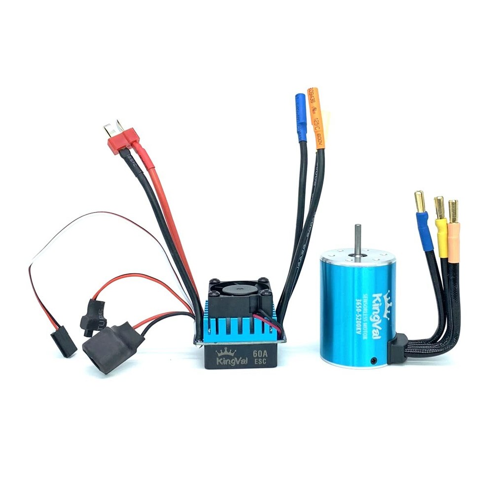 KingVal Replacement 3650 5200KV Sensorless Brushless Motor Shaft 3.175mm with...