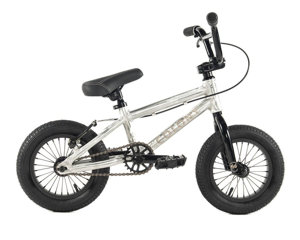Colony Horizon 12 BMX Bike Clear Polished 11.9 Top Tube I05-025A1