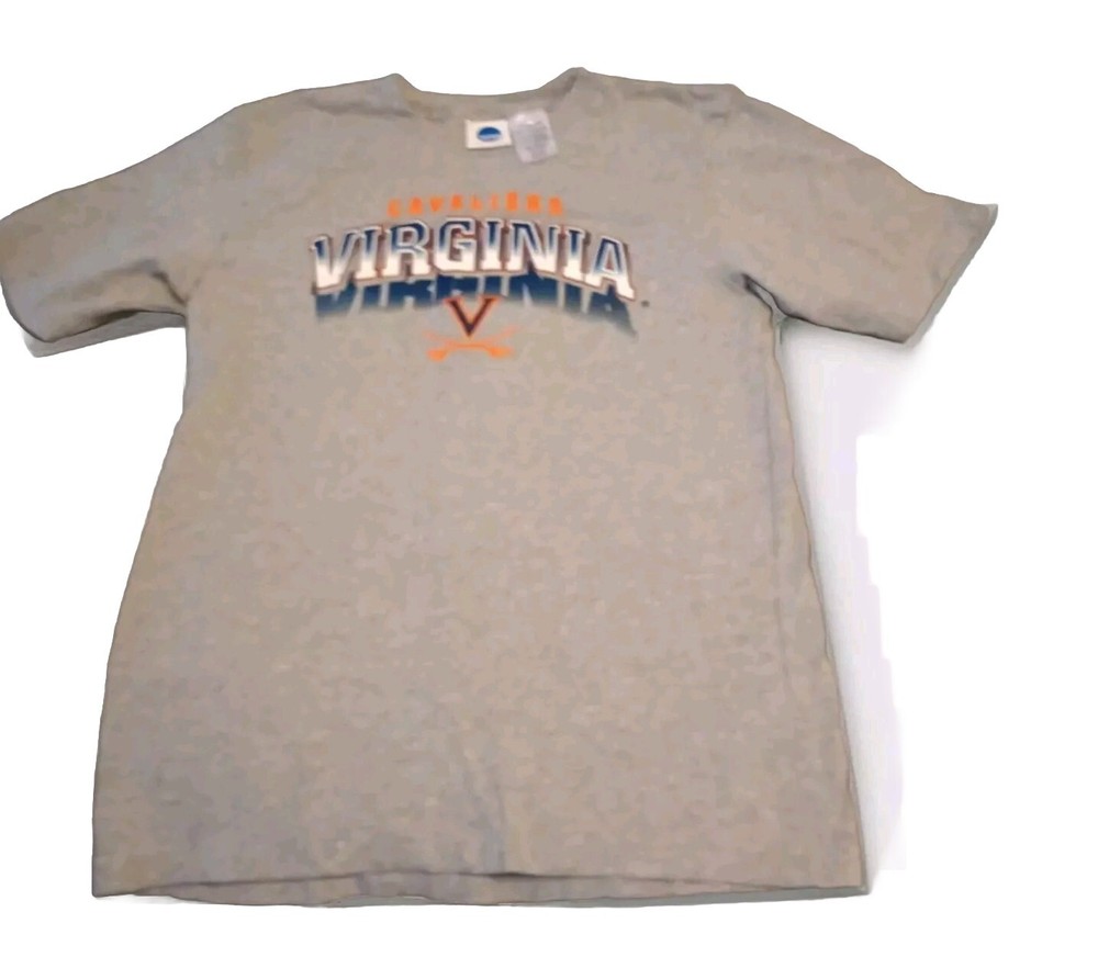 College UVA Cavalier T-shirt Gray NCAA  Boys Size XXL  Basketball Athletic
