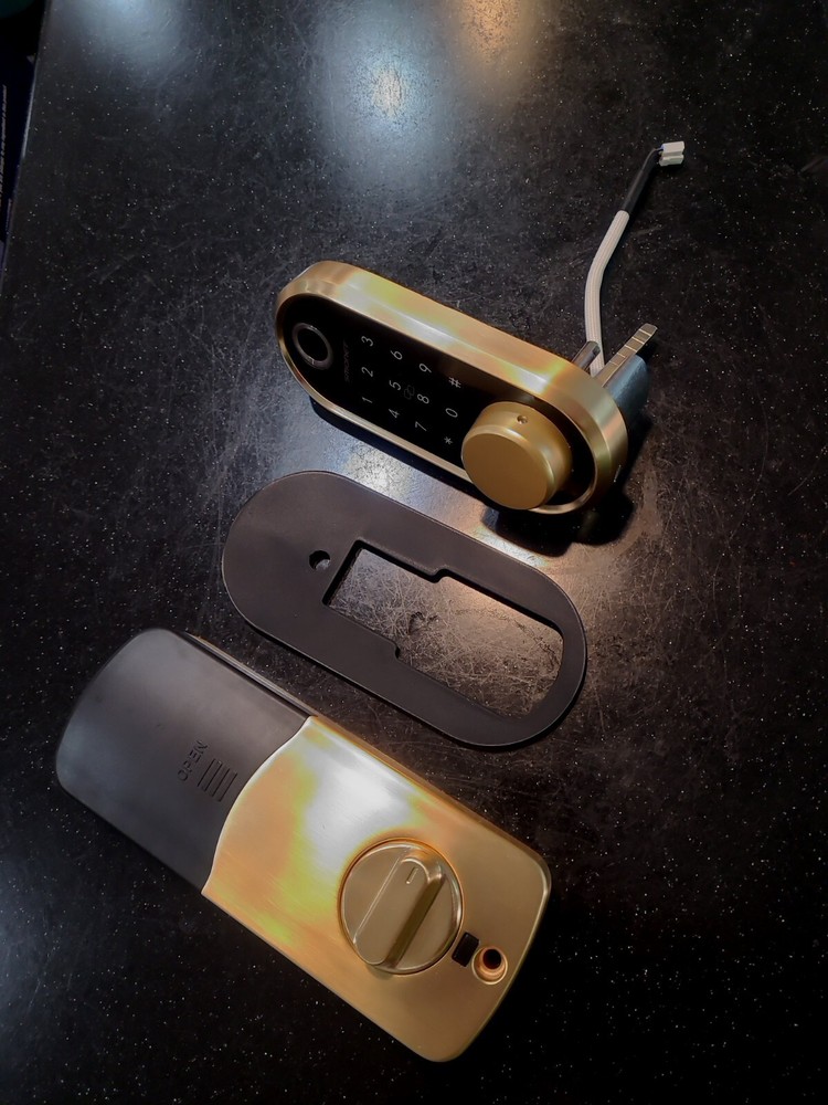 SMONET Biometric Keyless Entry Door Lock with Fingerprint Touchscreen