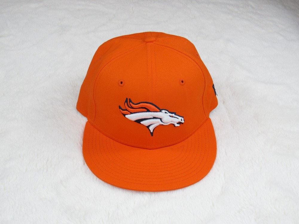 Denver Broncos Hat Cap Fitted  Orange NFL Football Trucker New Era Youth