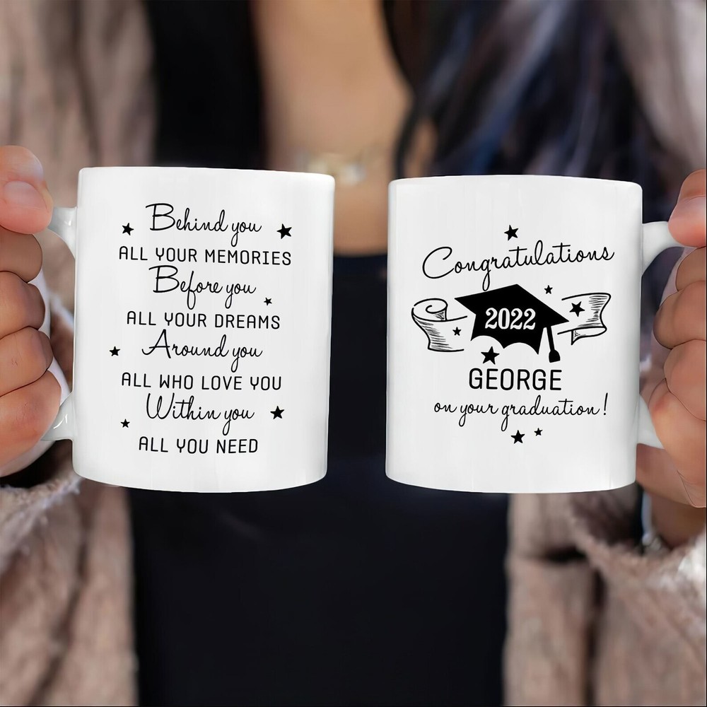 Behind You All Your Memories Mug Graduation Gifts Class Of 2022 Gift
