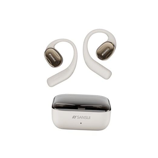 W93 Open-Ear Headphones, Bluetooth 5.4 Earphones, HiFi Stereo Earbuds, Lvory