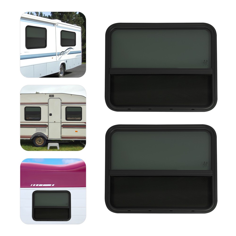 RV Window, 2 PCS RV Windows, RV Vertical Slide Window