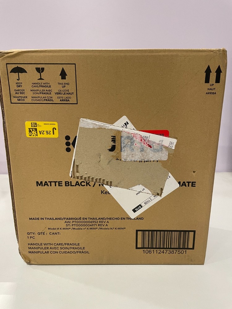 K-Mini Single Serve Coffee Maker, Black