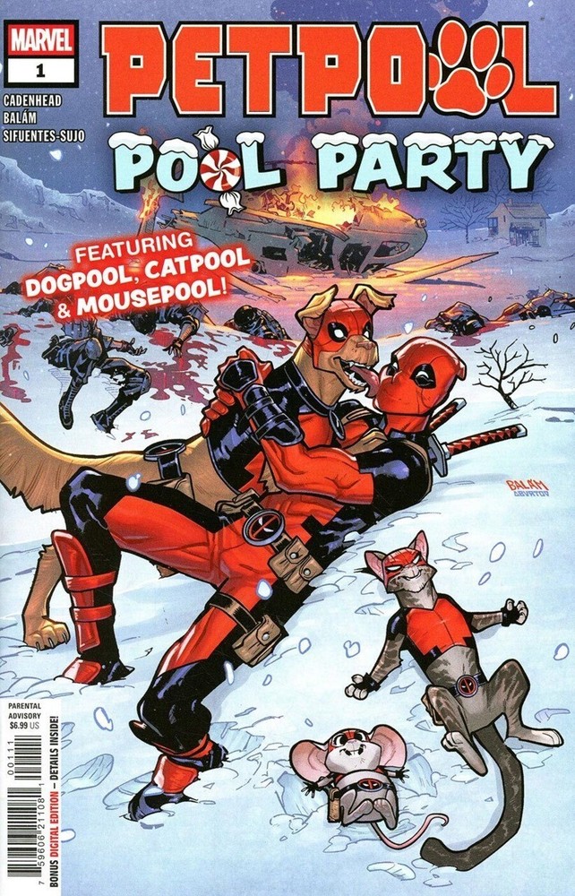 Petpool: Pool Party (2024) #1 NM Enid Balám Cover Deadpool