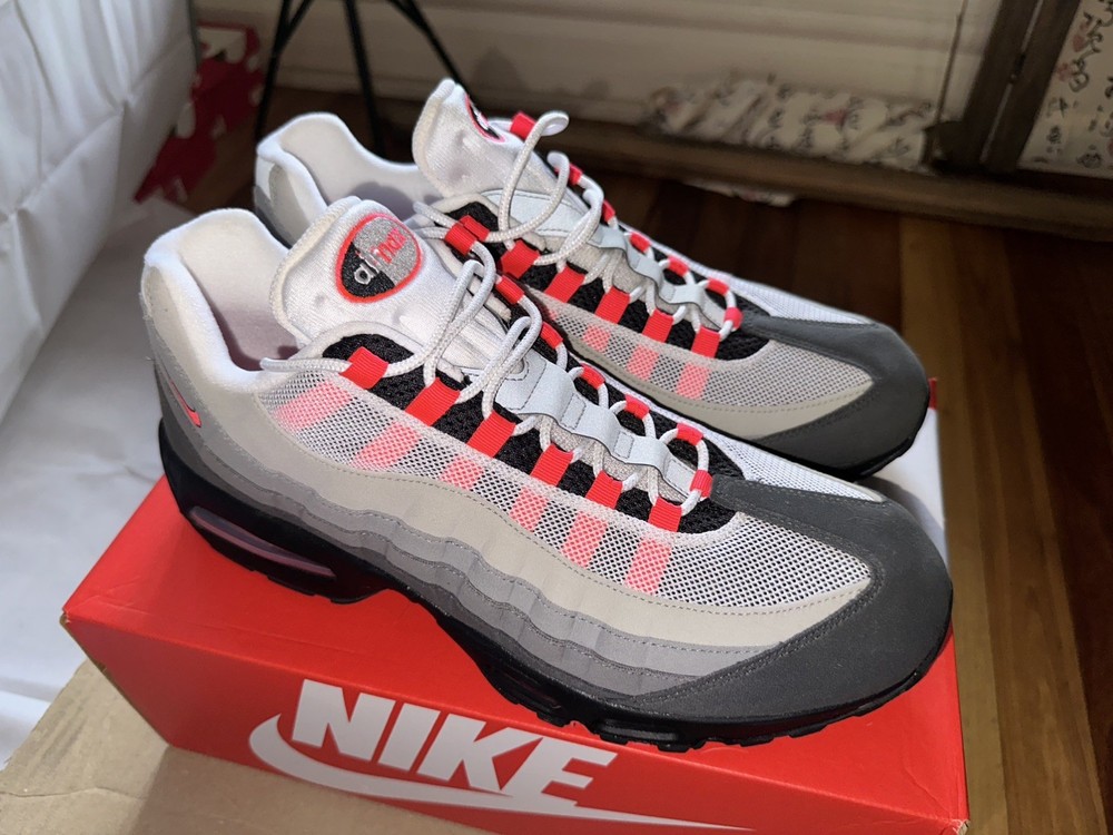 Nike Air Max 95 OG Big Bubble Solar Red 2.0 Size 15 Worn 1x