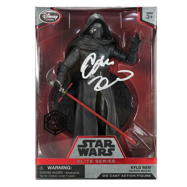 Adam Driver Autographed Disney Exclusive Star Wars Kylo Ren Elite DieCast Figure