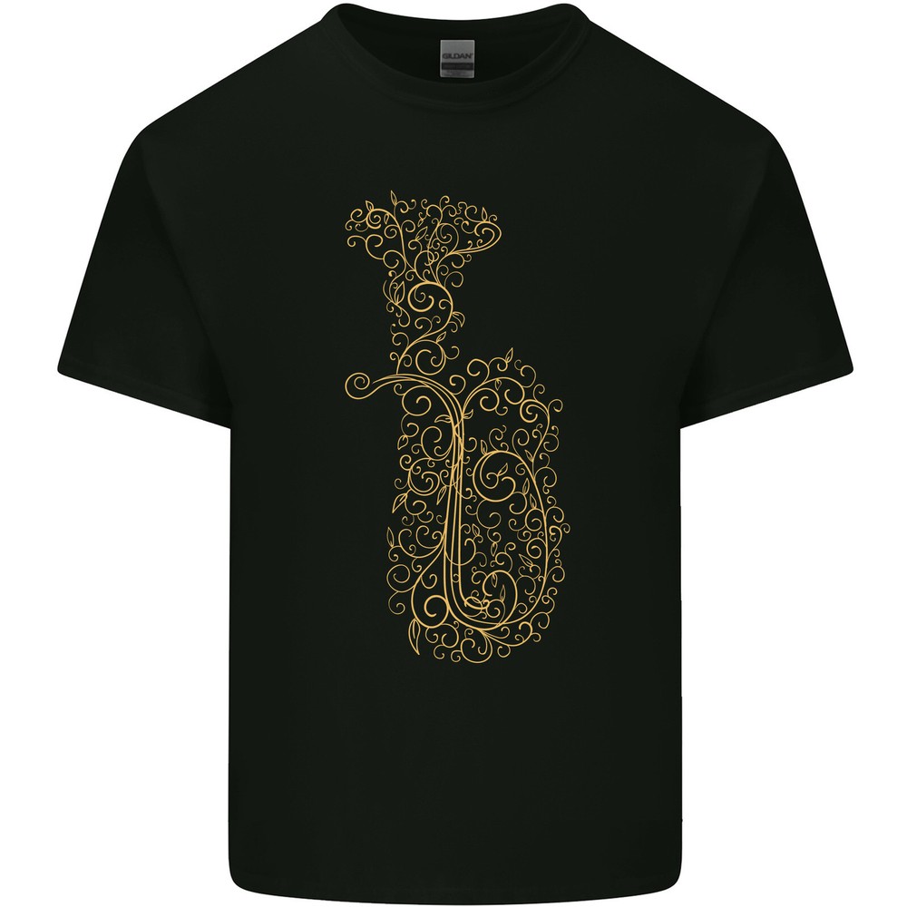 A Tuba Musical Instruments Brass Band Mens Light Cotton T-Shirt