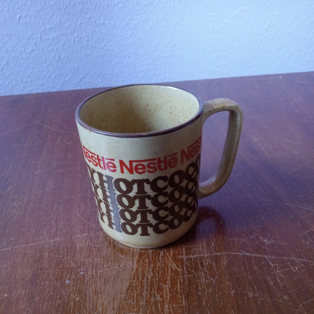 Nestle Rich Creamy Hot Cocoa Vintage 1970s Ceramic Mug Coffee Cup