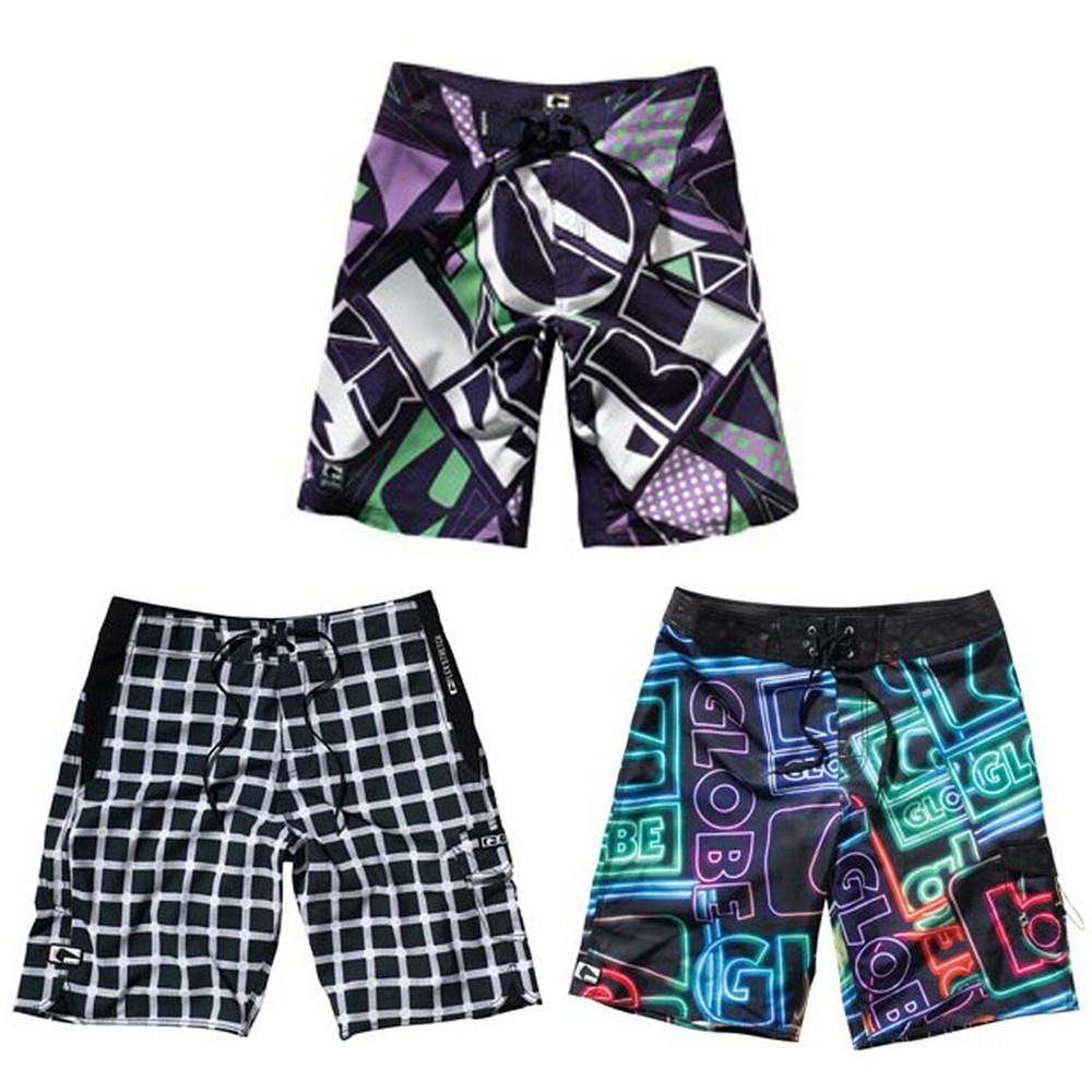 Back to School Board Shorts 3-PACK SALE Size 28 (GLOBE) Black Purple-image
