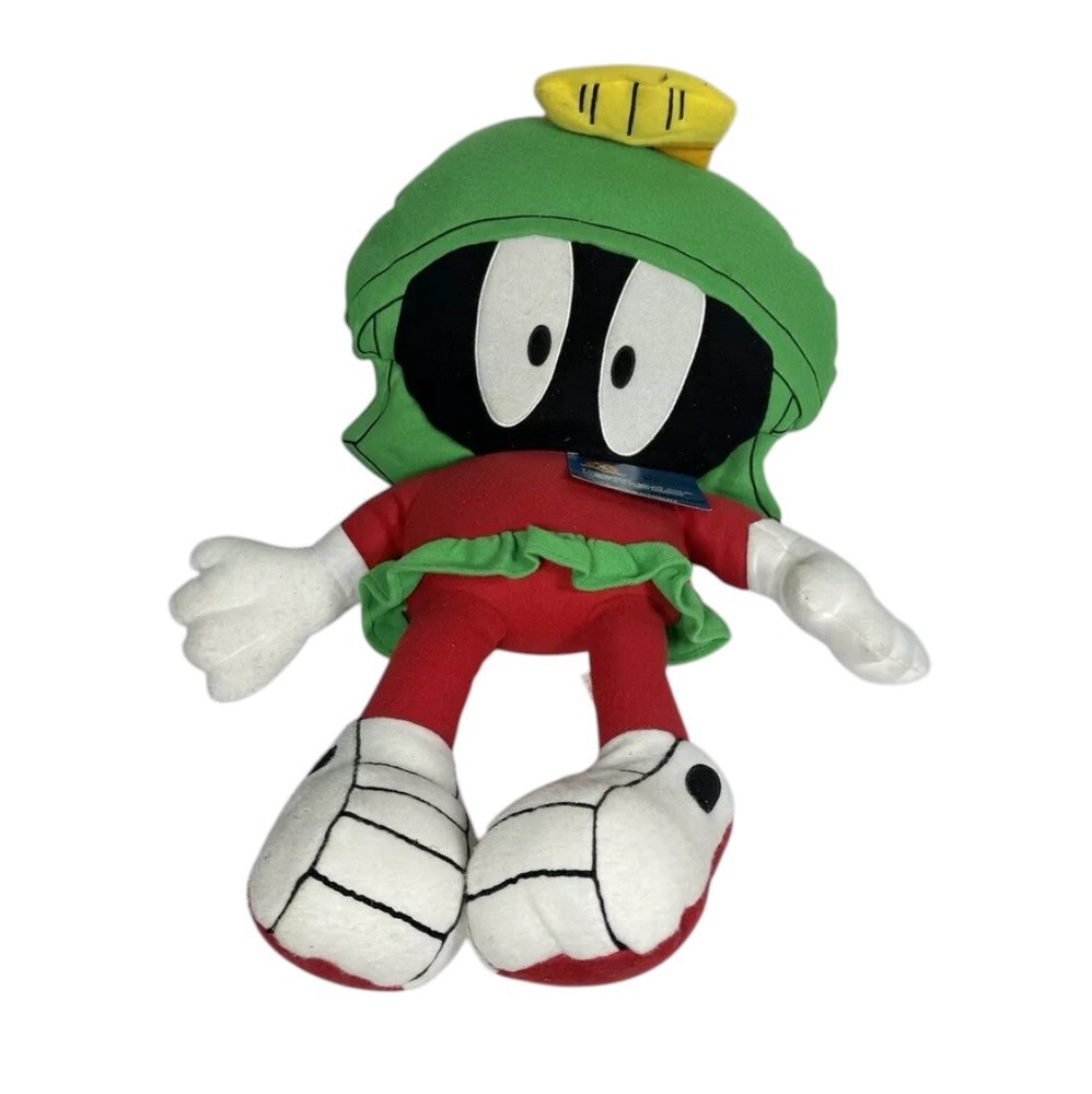 Looney Tunes Marvin the Martian Pillow Buddies Big Plush Pillow 1997 Vintage