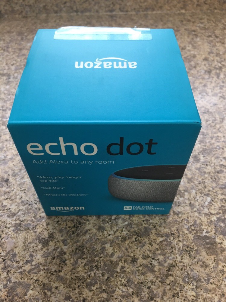 Amazon Echo Dot (3rd Gen.) Smart Speaker - Charcoal - Brand New