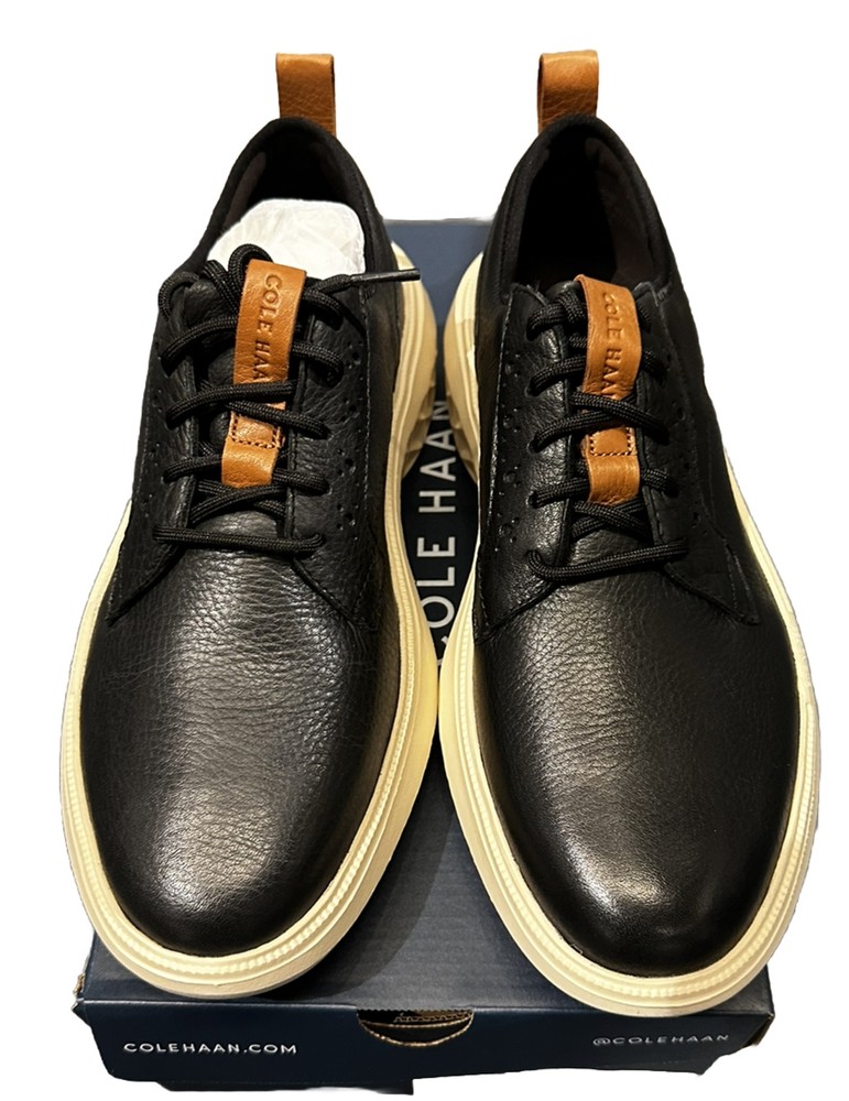 Men's SNEAKERS  Cole Haan  ZG WFA Plaintoe Oxford - BLACK LEATHER/ IVORY