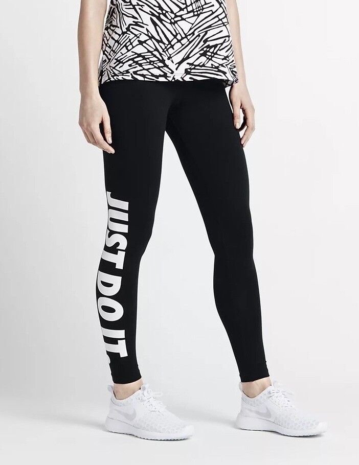 Faulty Nike Women’s Just Do It leggings Printing Fault Black Sizes S,M,L,XL