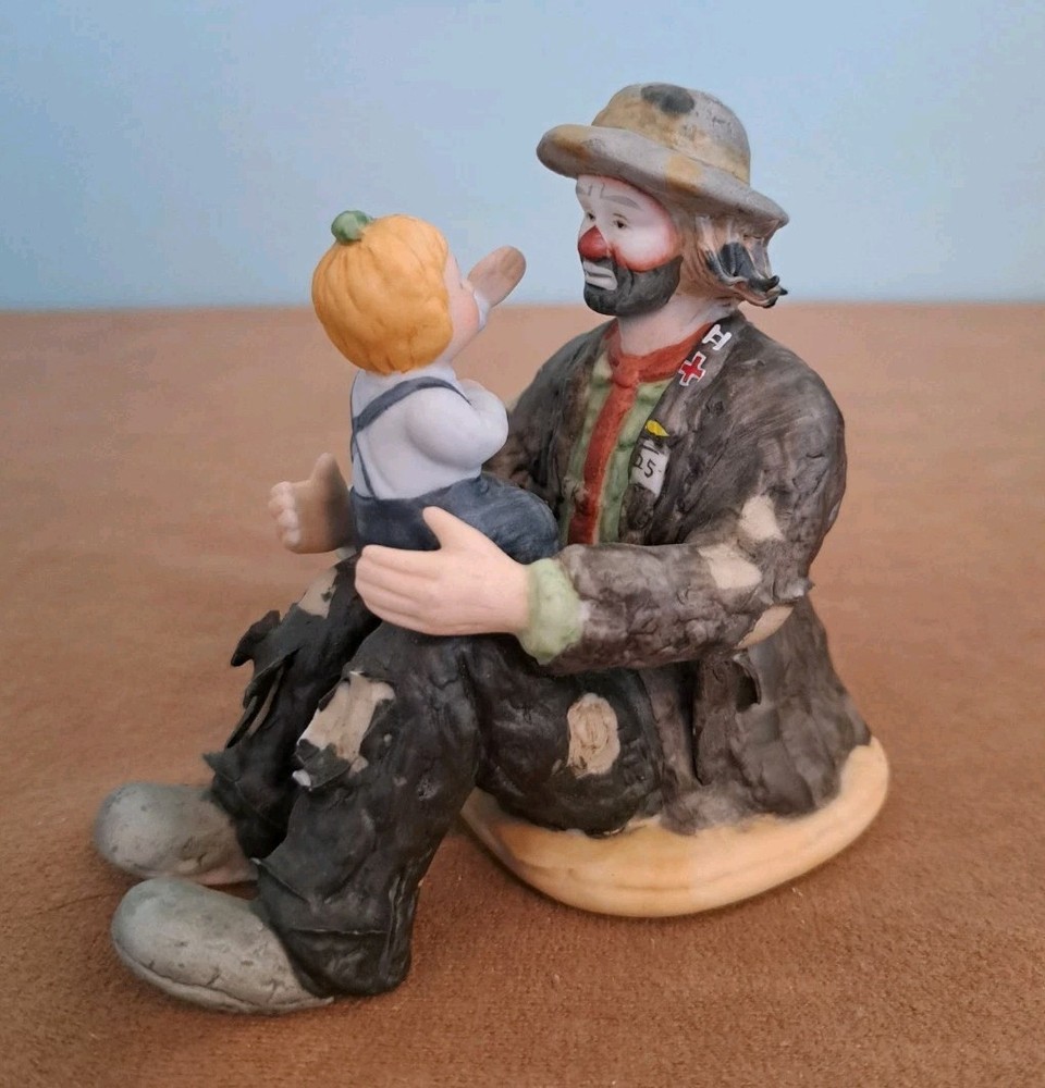 Weary Willie Sad Hobo Clown Figurine Miniature Emmett Kelly Jr